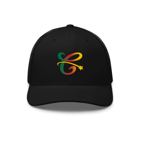 Cameroonian Flag Gradient Trucker Hat