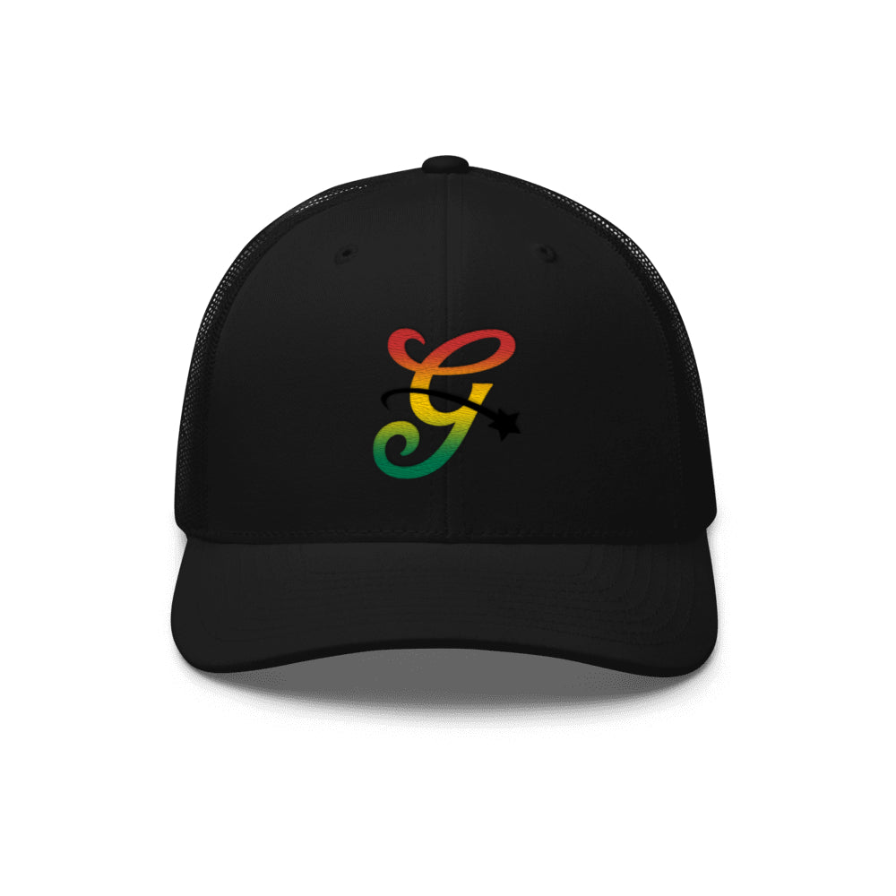 Ghanaian Flag Gradient Trucker Hat