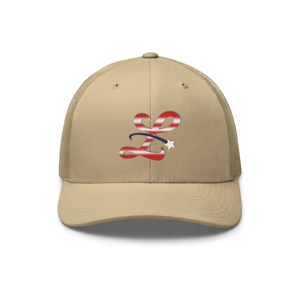 Liberian Flag Gradient Trucker Hat