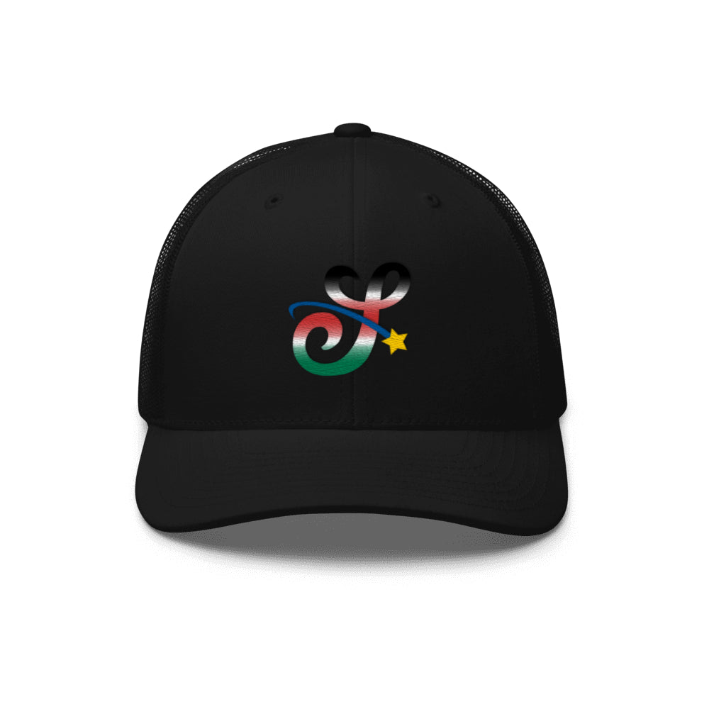 South Sudanese Flag Gradient Trucker Cap