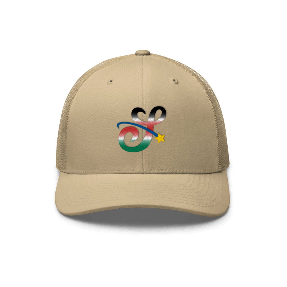 South Sudanese Flag Gradient Trucker Cap