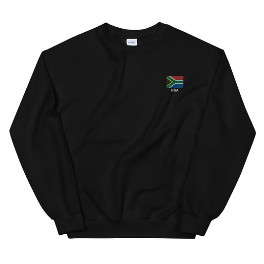 Small South African Flag Embroidery Crewneck
